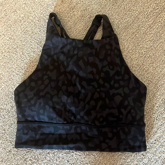 lululemon high neck long line energy bra - Picture 1 of 3